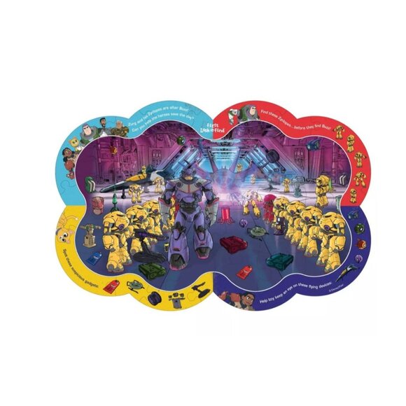 Disney Pixar Lightyear Look & Find Book & Giant Puzzle 40 Pieces For Ages 18 Mon - Picture 4 of 4